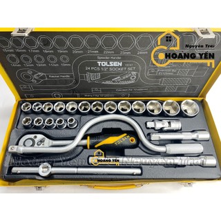 Bộ đầu tuýp 1/2 inch 24 món tolsen 15141 - vàng