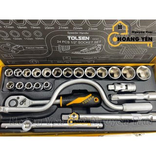 Bộ Đầu Tuýp 1/2 inch 24 Món Tolsen 15141 (1/2'') - Vàng