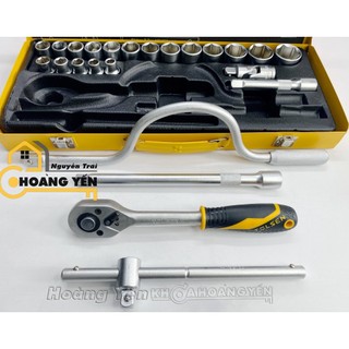 Bộ Đầu Tuýp 1/2 inch 24 Món Tolsen 15141 (1/2'') - Vàng