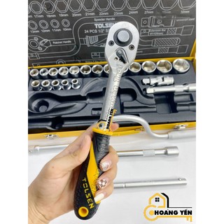 Bộ Đầu Tuýp 1/2 inch 24 Món Tolsen 15141 (1/2'') - Vàng