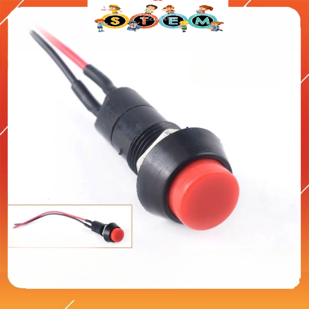 [Stem A-Z][G32] Nút Nhấn PBS-11A Nhấn Nhả, Nhấn Giữ PBS-11A Có Dây Dài 10cm