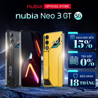 [Có sẵn tai nghe trong hộp] Điện thoại Gaming Nubia Neo 3 GT 5G 24(12+12)GB I 256GB I OLED 1300 nits I 6000mAh sạc 80W