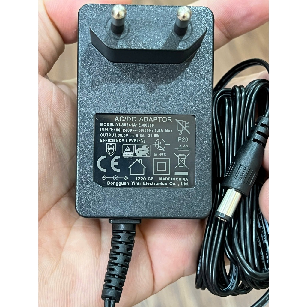 🔌 BỘ SẠC 30V CHO MÁY HÚT BỤI KHÔNG DÂY ELMICH VCE‑3928