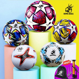 Quả Bóng Đá Số 3 4 5 Chính Hãng King Ball Trái Banh Da Trẻ Em Giá Rẻ Thi Đấu Sân Bê Tông Cỏ Nhân Tạo