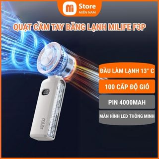 Quạt cầm tay sò lạnh miLife F3P tích pin 18 tiếng