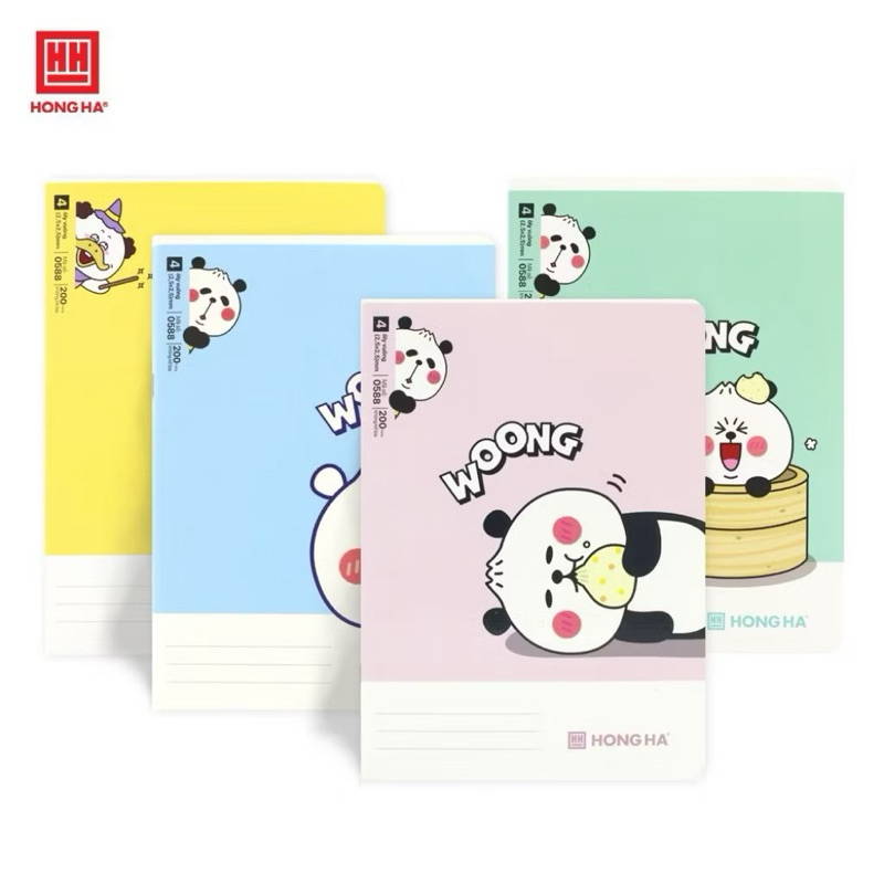 Vở 4 ôly 200 trang Hồng Hà School 0588 Khổ giấy B5