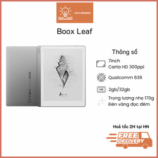  Máy đọc sách Boox Leaf - Hàng quốc tế Likenew 