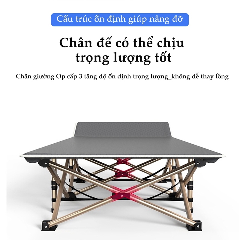 XUXU Giường Gấp Gọn Đa Năng  Khung Thép Chắc Chắn, Không Cần Lắp Ráp Xài Mọi Nơi | BigBuy360 - bigbuy360.vn