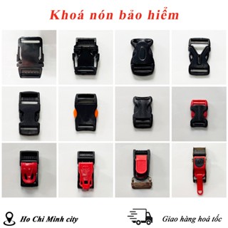 Bộ khóa mũ bảo hiểm - khóa cài - móc cài - quai nhựa cho nón bảo hiểm các loại Combo 5 cái
