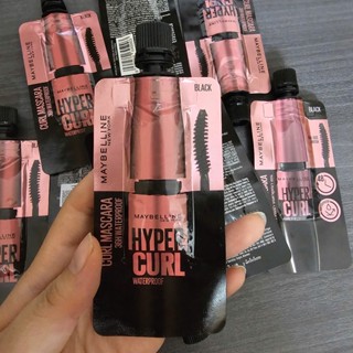 (Mini size) Mascara Maybelline Dài Mi Và Cong Mi Maybelline New York Hyper Curl Waterproof 3ml/4.5ml