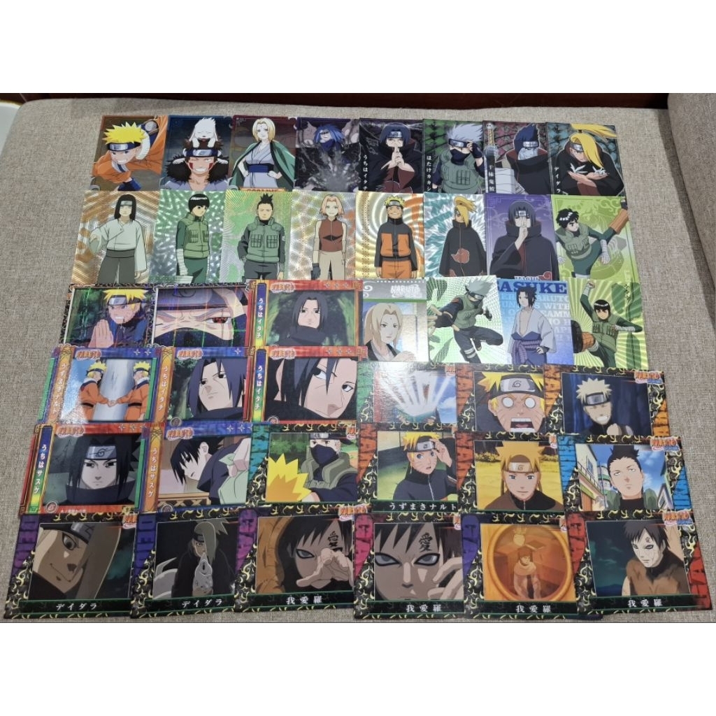 Tổng hợp card Naruto chính hãng Nhật bản