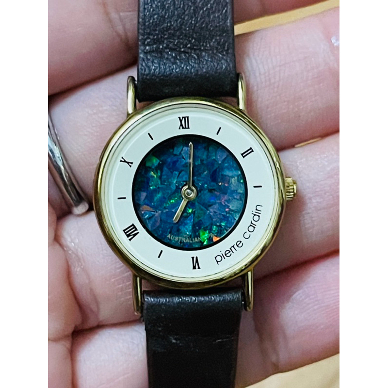 Đồng hồ Pierre Cardin Pháp mặt đá Opal Úc siêu đẹp.