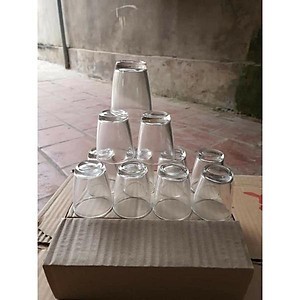 Ly Mắt Châu Thủy Tinh, Chén Hạt Mít 5ml Trong Suốt Đẹp (Hộp 12 Cái)