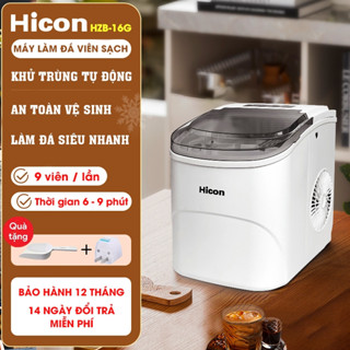 (SIÊU TỐC) Máy làm đá viên Hicon siêu tốc 6 phút cho gia đình, Tủ Lạnh mini làm đá, máy làm đá tức thì