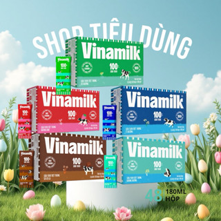 Sữa tươi tiệt trùng Vinamilk Thùng 48 Hộp X 180Ml