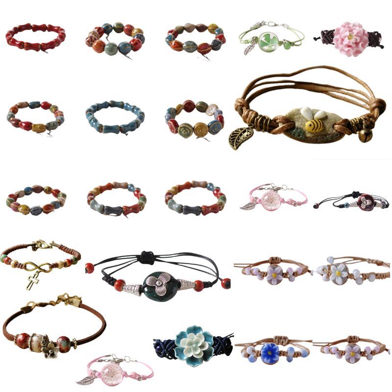 Vòng tay gốm thời trang vintage (Song An Eco)