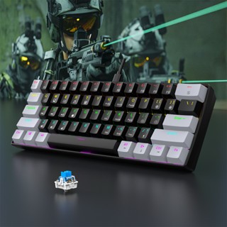 K61 Bàn Phím Cơ S61, Đèn RGB, Phím PBT, 61 Phím, Thiết Kế Gọn