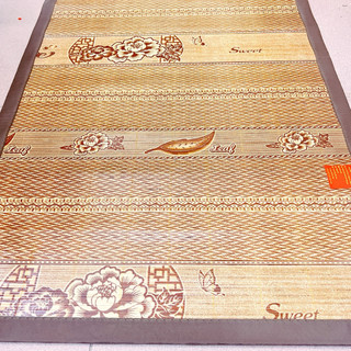 Chiếu trúc cá nhân lụa 90cm mát lạnh, mặt sau lót lụa bền, chắc