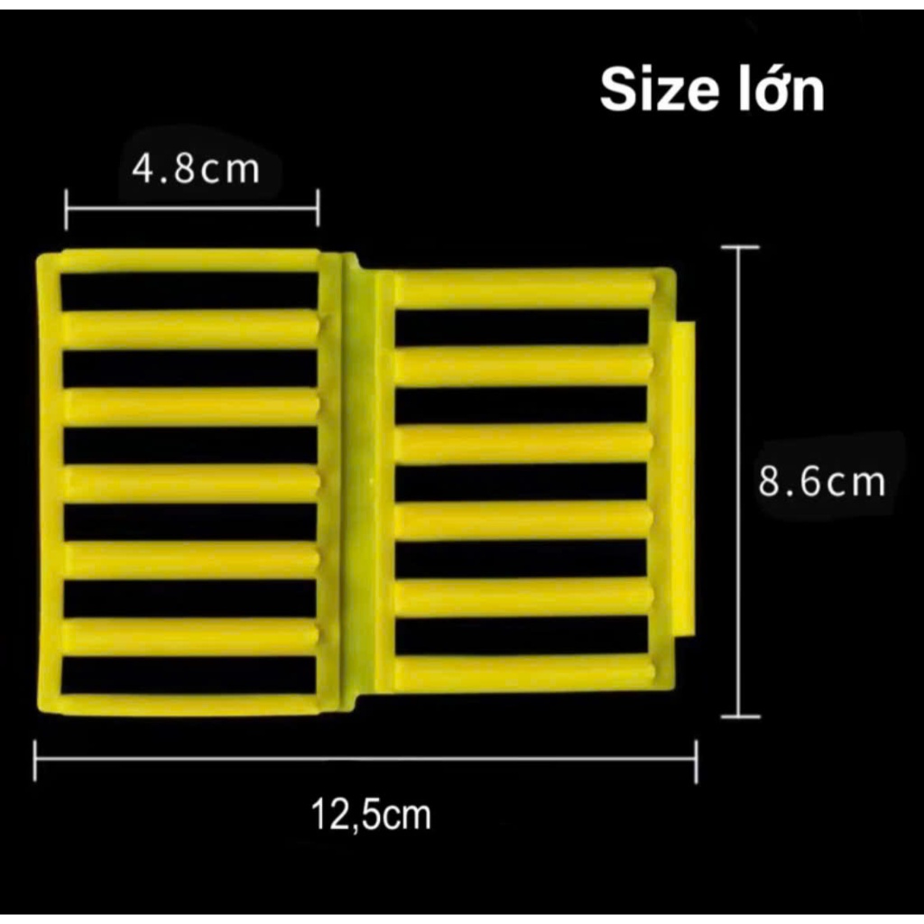 ( GIÁ RẺ ) Combo 20 - 36 Cái Kẹp Bấm Phồng Chân Tóc ( Size To 20 Cái , Size Nhỏ 36 Cái )