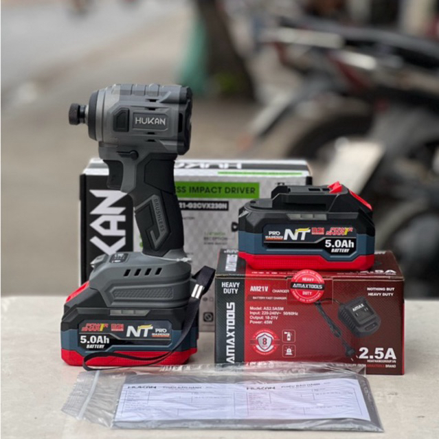HUKAN CHÍNH HÃNG : Chuyên Vít Hukan HM-G2CVX230N compo kèm sạc 2.5A