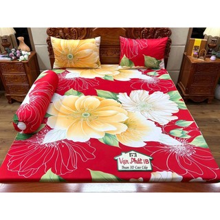 DRAP THUN HÀN QUỐC MẪU HOA MỚI ĐẸP SANG XINH IN HÌNH SẮC NÉT (6 MÀU)