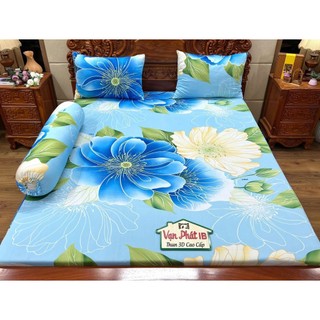 DRAP THUN HÀN QUỐC MẪU HOA MỚI ĐẸP SANG XINH IN HÌNH SẮC NÉT (6 MÀU)