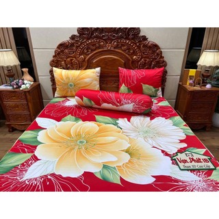 DRAP THUN HÀN QUỐC MẪU HOA MỚI ĐẸP SANG XINH IN HÌNH SẮC NÉT (6 MÀU)