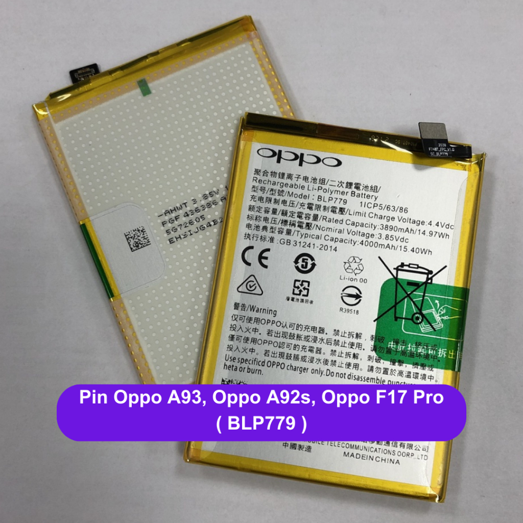 Pin Oppo A93 (BLP779) - Pin Thay Thế Cao Cấp, Bền Bỉ, Ổn Định