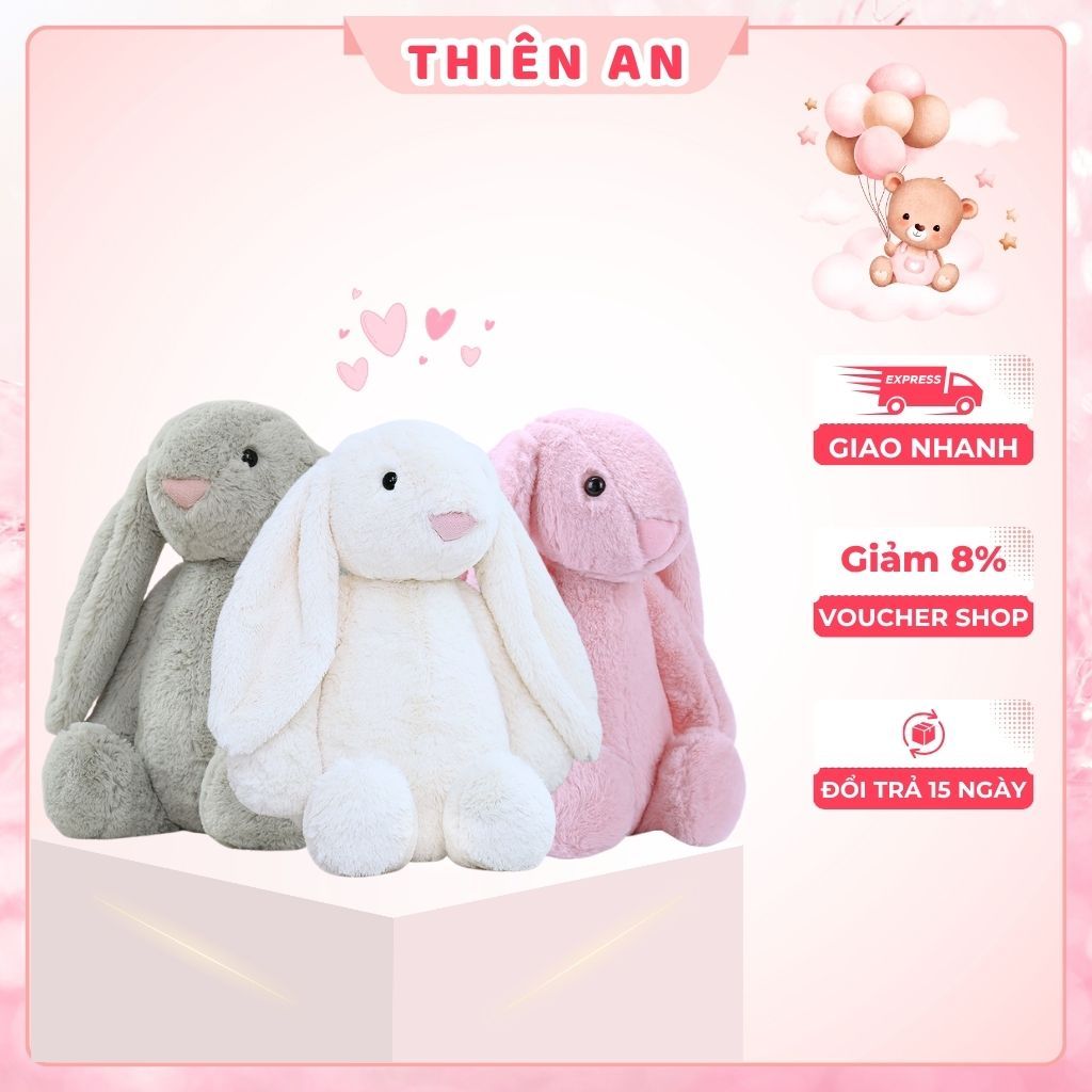 (HCM - Hỏa tốc 2h) Thỏ jellycat, gấu bông thỏ tai dài cute dễ thương Gấu bông Thiên An