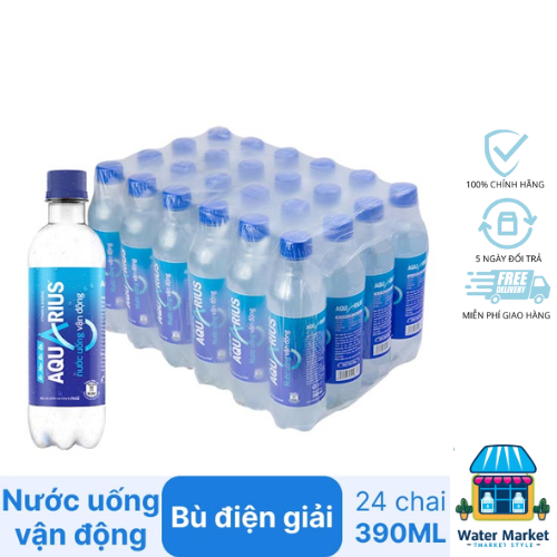 Nước Uống Thể Thao Vận Động Aquarius 390ml/ Chai Coca-Cola