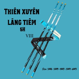 Cần Câu Tay Thiên Xuyên Lãng Tiêm Độ Cứng 5H-28i ( Tặng Kèm Ngọn Phụ).