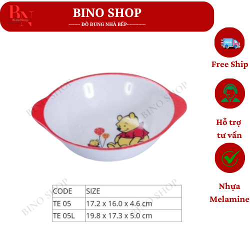 Tô Ăn Dặm Cho Bé- Nhựa Melamine Cao Cấp -TE05