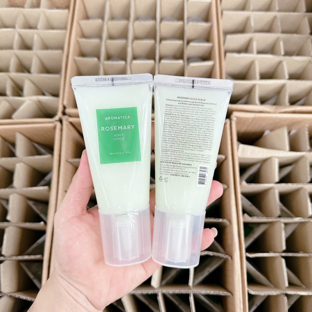 Tẩy Tế Bào Chết Cho Da Đầu Aromatica Rosemary Scalp Scrub