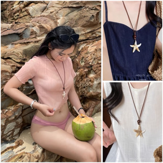 Dây chuyền sao biển Maillard cho nữ đi biển phong cách cá tính hot 2025