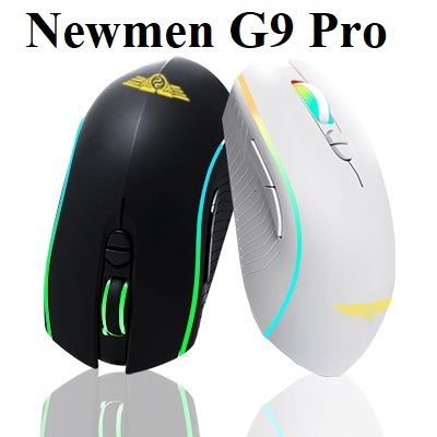 Chuột game Newmen GX9 Pro màu đen màu trắng (USB)