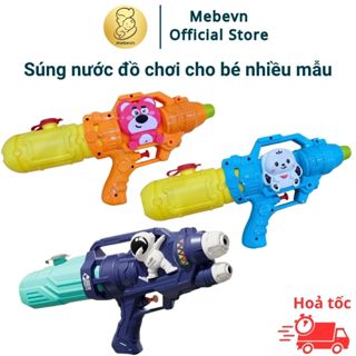 Súng nước đồ chơi cho bé loại lớn 30-34cm, súng nước trẻ em an toàn, súng bắn nước dễ thương