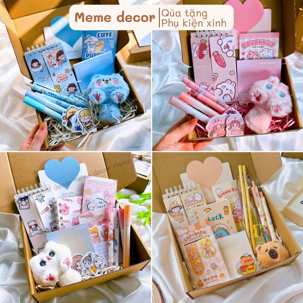 Set quà tặng sinh nhật giá rẻ học sinh trẻ em