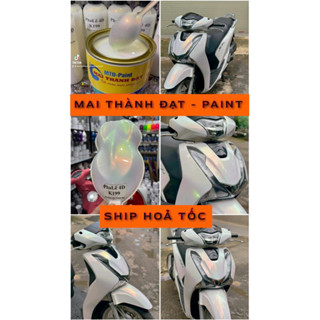  Màu Sơn 4D-K199   Phủ Nền Trắng - Xám - Đen   Sơn Oto Xe Máy 