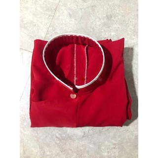 set áo tấc đỏ + áo choàng voan