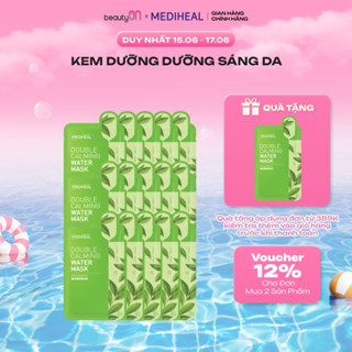  Combo 15 Mặt Nạ Mediheal Double Calming Water Mask Dưỡng Da Làm Dịu Phục Hồi Da 20ml 