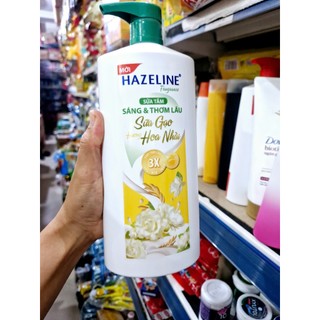 Sữa tắm sáng mịn  Hazeline chai 800g/ sữa Tắm Lifebuoy chai 800g