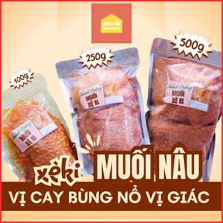   MỚI  Bánh Tráng XÈ KI MUỐI NÂU CAY BÙNG NỔ - Ăn Vặt Ngon Lắc Lư 