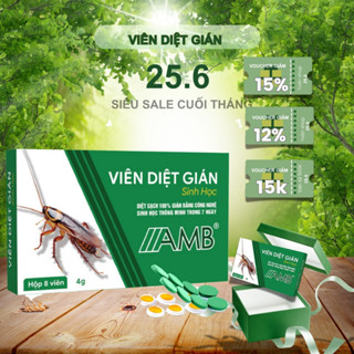 Thuốc diệt gián sinh học AMB, diệt tận gốc tất cả các loại gián, viên diệt gián hiệu quả, an toàn