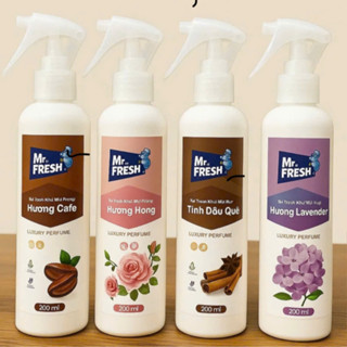Nước hoa xịt phòng Mr Fresh 200ml thơm lâu, khử mùi ẩm mốc (new)