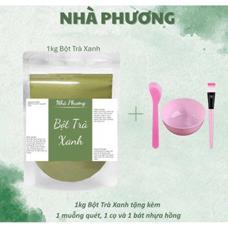  Bột Trà Xanh nguyên chất gói 250gr 500gr 1kg  tặng kèm quà   chi tiết trong phần mô tả  Bột Nhà Phương 
