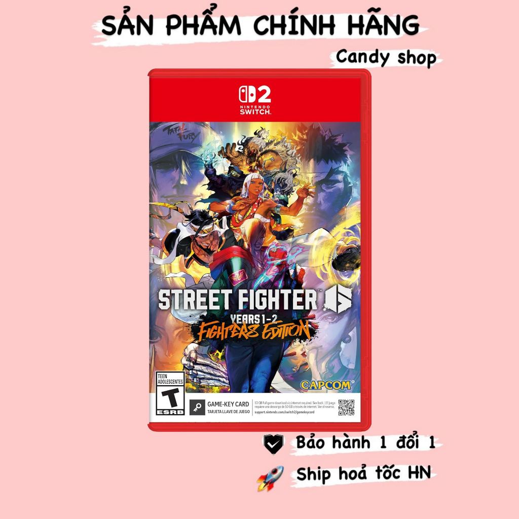 Băng Game Street Fighter 6 Years 1-2 Fighters Edition Nintendo Switch 2
