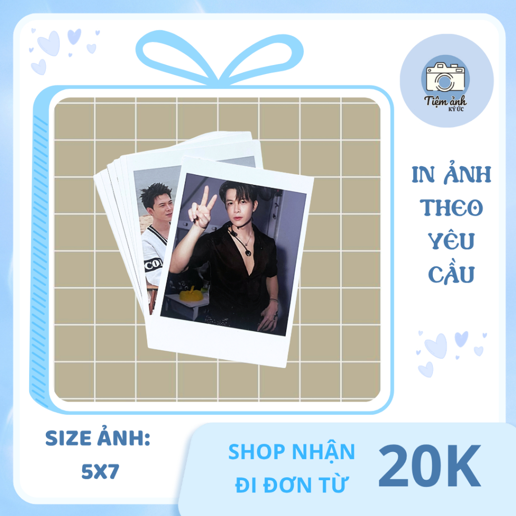 Ảnh in kích thước 5x7. Ảnh in làm quà tặng gia đình, người yêu, trang trí phòng... ảnh in theo yêu c