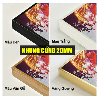 Tranh tráng gương theo yêu cầu