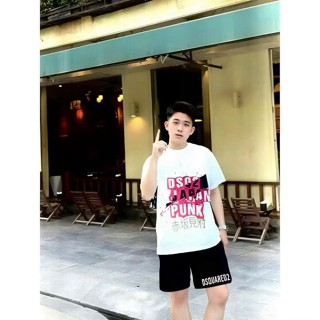 bộ hè nam dsq2 japan,bộ quần áo hè boy phố chất vải dày dặn mát co dãn 4 chiều ,mẫu đang hottren hiện nay ,in siêu nét