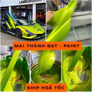 Màu Sơn Vàng Chuối Camay Lambo Hệ 1K ( Sơn Oto Xe Máy )Đóng gói tuỳ chọn